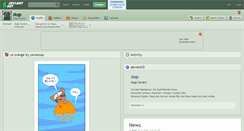Desktop Screenshot of dogs.deviantart.com