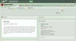 Desktop Screenshot of broken-heart6.deviantart.com