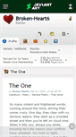 Mobile Screenshot of broken-heart6.deviantart.com