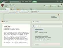 Tablet Screenshot of broken-heart6.deviantart.com