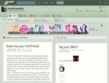 Tablet Screenshot of americanhalo.deviantart.com
