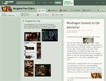Tablet Screenshot of morgana-fan-club.deviantart.com