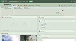 Desktop Screenshot of emerald244.deviantart.com