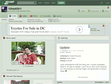 Tablet Screenshot of 1ghostgirl1.deviantart.com