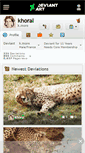 Mobile Screenshot of khoral.deviantart.com