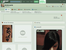 Tablet Screenshot of mrssewardx.deviantart.com