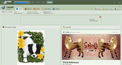 Desktop Screenshot of comett.deviantart.com