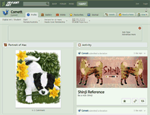 Tablet Screenshot of comett.deviantart.com