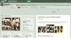 Desktop Screenshot of jarahamee.deviantart.com