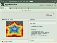 Tablet Screenshot of couldvebeendifferent.deviantart.com