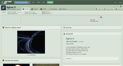 Desktop Screenshot of bigfoot-ti.deviantart.com