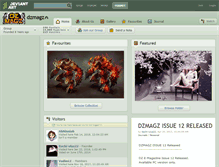 Tablet Screenshot of dzmagz.deviantart.com