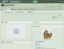 Tablet Screenshot of emotionlessme.deviantart.com