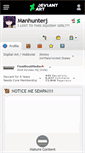 Mobile Screenshot of manhunterj.deviantart.com
