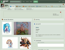 Tablet Screenshot of jatex.deviantart.com