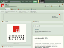 Tablet Screenshot of cuda1.deviantart.com