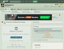 Tablet Screenshot of elektraann14.deviantart.com