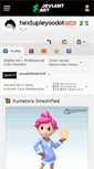 Mobile Screenshot of hextupleyoodot.deviantart.com