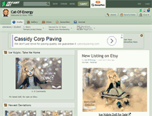 Tablet Screenshot of cat-of-energy.deviantart.com