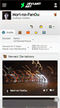 Mobile Screenshot of mori-no-fanou.deviantart.com