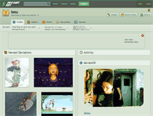 Tablet Screenshot of leou.deviantart.com