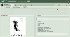 Desktop Screenshot of erekose.deviantart.com