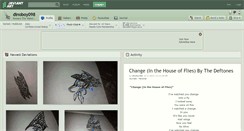 Desktop Screenshot of dinoboy098.deviantart.com