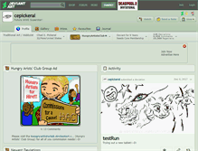 Tablet Screenshot of cepickeral.deviantart.com