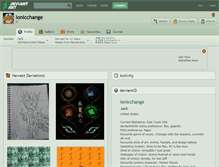 Tablet Screenshot of ionicchange.deviantart.com