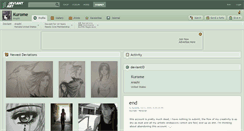 Desktop Screenshot of kurome.deviantart.com
