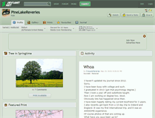 Tablet Screenshot of pinelakereveries.deviantart.com