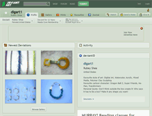 Tablet Screenshot of digart1.deviantart.com