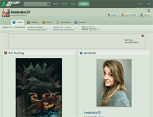 Tablet Screenshot of keepsake20.deviantart.com