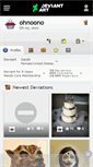 Mobile Screenshot of ohnoono.deviantart.com