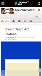 Mobile Screenshot of koei-warriors.deviantart.com