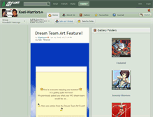 Tablet Screenshot of koei-warriors.deviantart.com