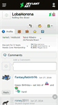 Mobile Screenshot of lobamorena.deviantart.com