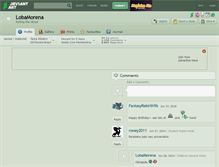 Tablet Screenshot of lobamorena.deviantart.com