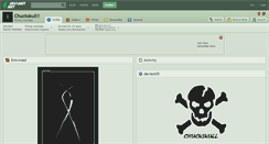 Desktop Screenshot of chuckskull.deviantart.com