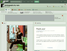 Tablet Screenshot of photography-by-vara.deviantart.com