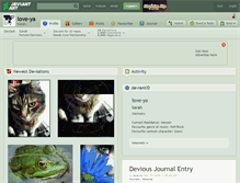 Tablet Screenshot of love-ya.deviantart.com