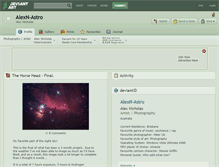Tablet Screenshot of alexn-astro.deviantart.com