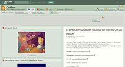 Desktop Screenshot of codibear.deviantart.com