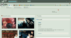 Desktop Screenshot of caissa.deviantart.com