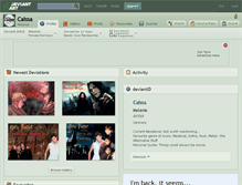 Tablet Screenshot of caissa.deviantart.com