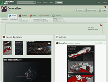 Tablet Screenshot of generalpeer.deviantart.com