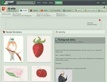 Tablet Screenshot of dj-aida.deviantart.com