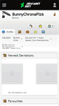 Mobile Screenshot of bunnychronaplz6.deviantart.com