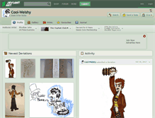 Tablet Screenshot of cool-welshy.deviantart.com