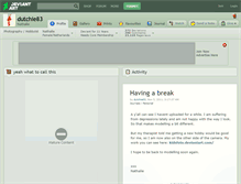 Tablet Screenshot of dutchie83.deviantart.com